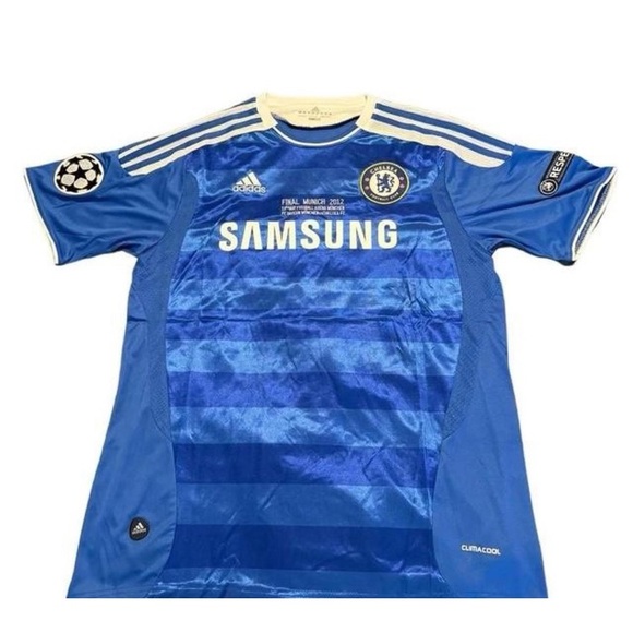 2011/12 champions league final Chelsea home kit. Drogba soccer football jersey. - Picture 1 of 3